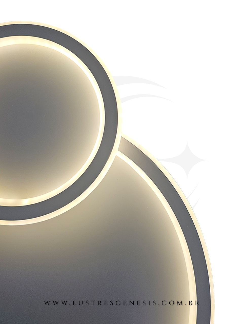 Plafon de LED Moderno Hadar Branco
